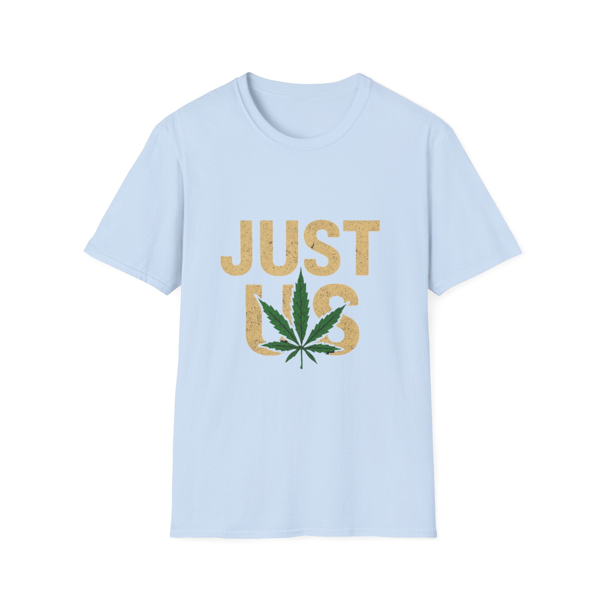Outfitgeneration.com Just Us Unisex Softstyle T-Shirt - Cannabis Vibes Fashion