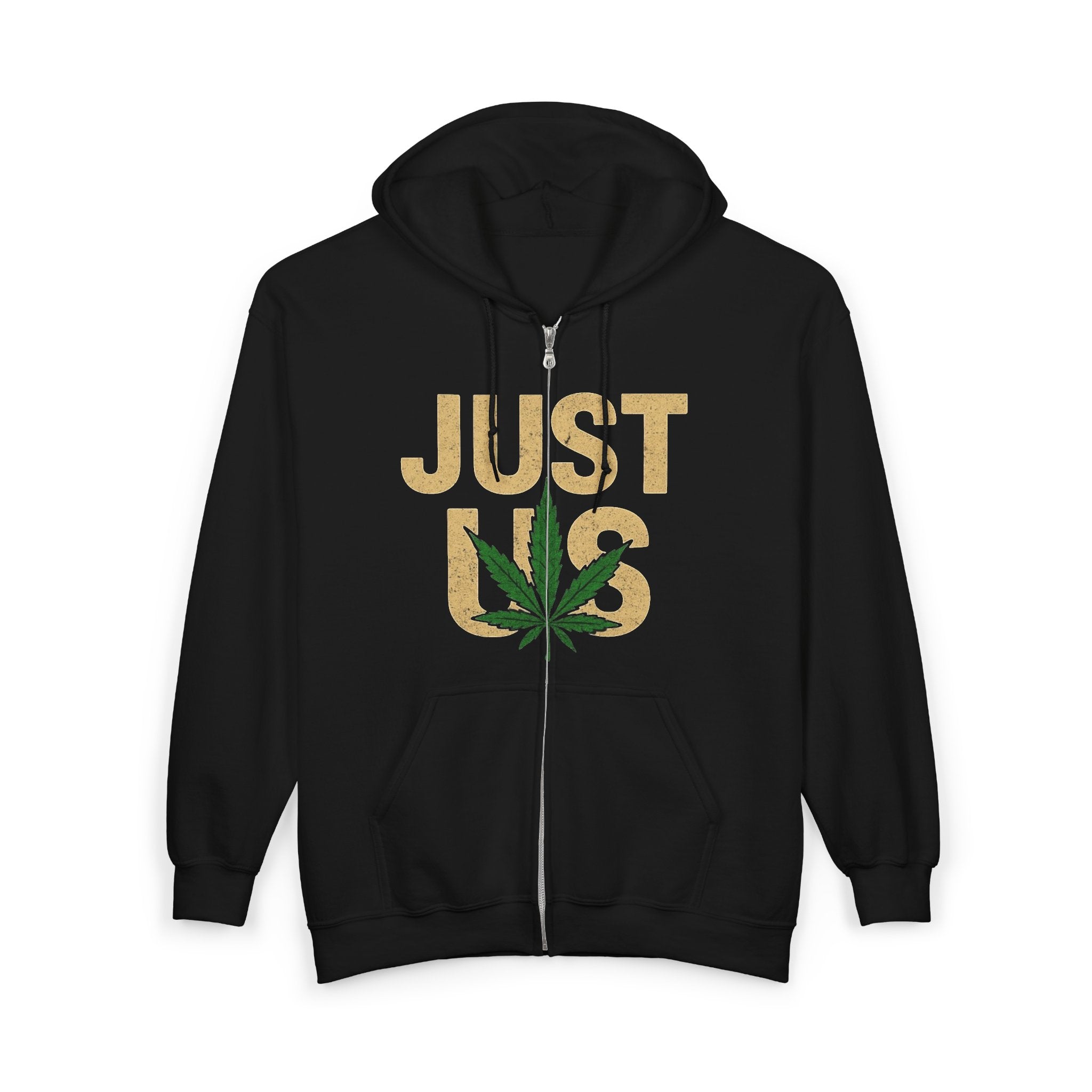 Just Us, Stylish Cannabis Zip Hoodie for Comfort Lovers - Perfect for Hikers, Festivals, or Cozy Nights In, Marijuana, Hoodie, Sweatshirt, Gift [...]