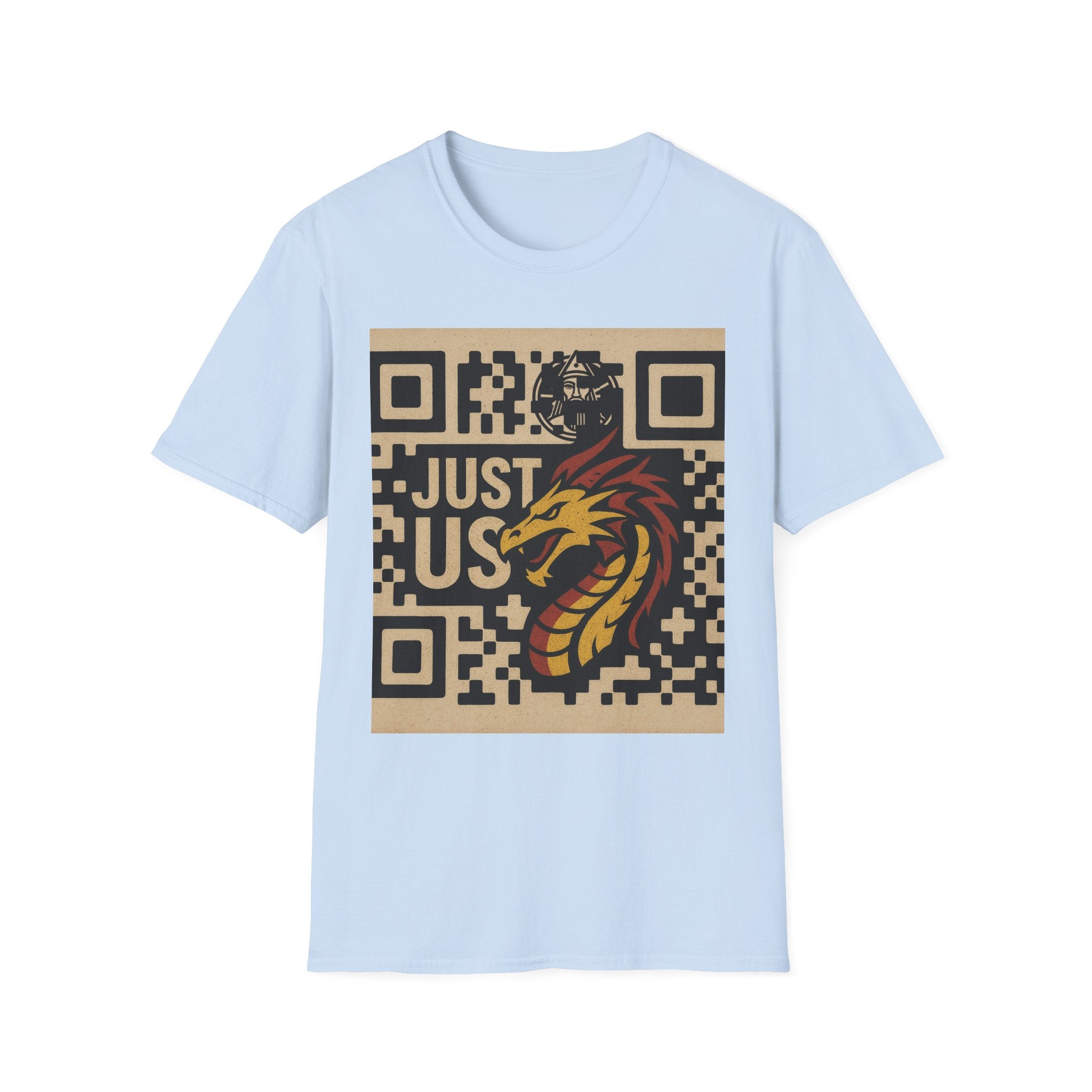 Outfitgeneration.com J/U NEW Dragon QR Code T-Shirt