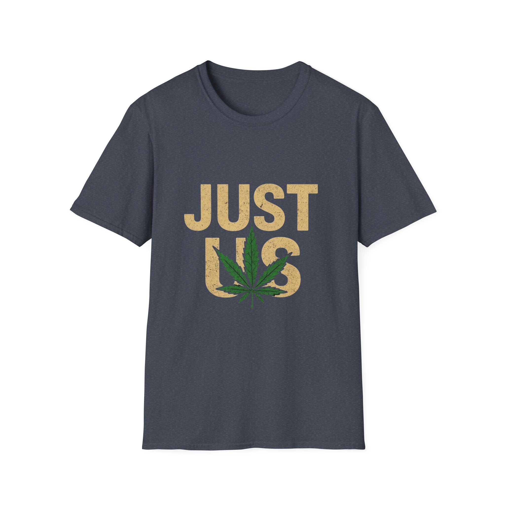Outfitgeneration.com Just Us Unisex Softstyle T-Shirt - Cannabis Vibes Fashion