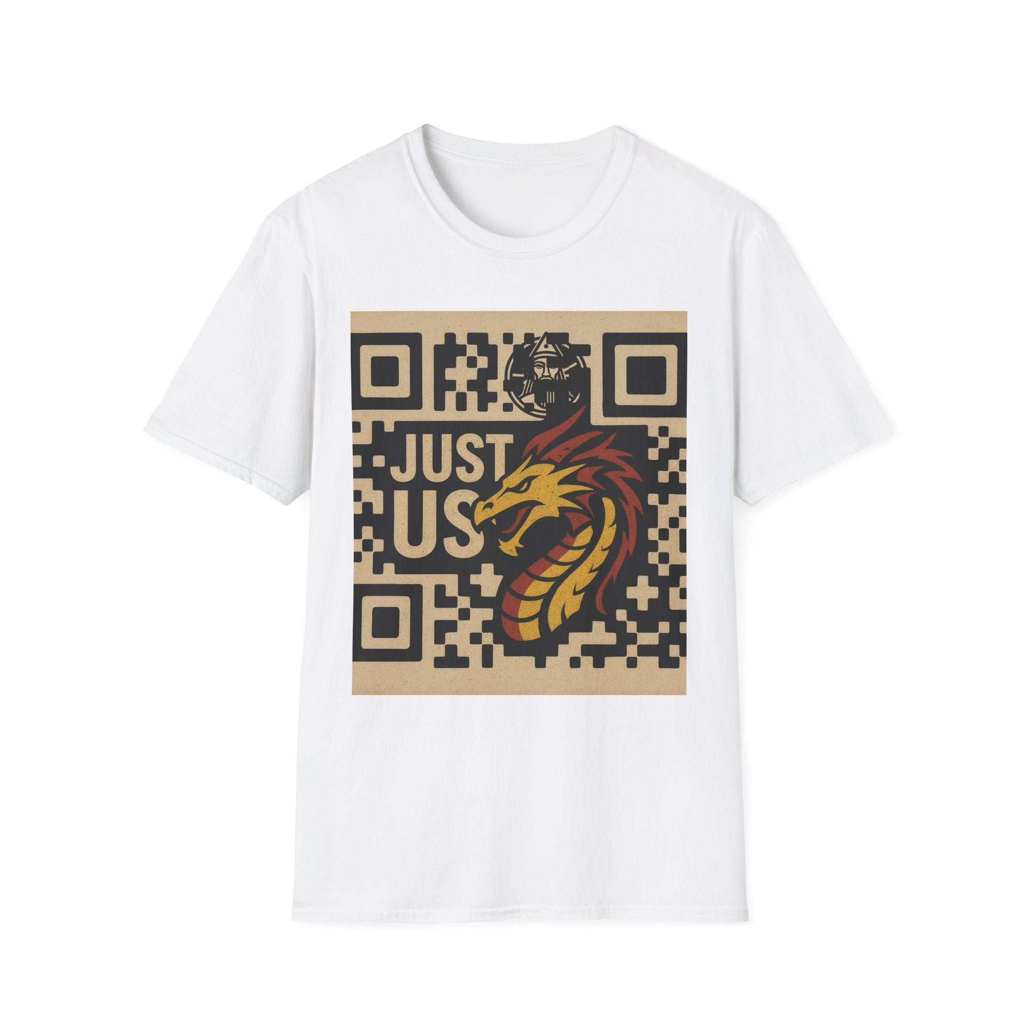Outfitgeneration.com J/U NEW Dragon QR Code T-Shirt