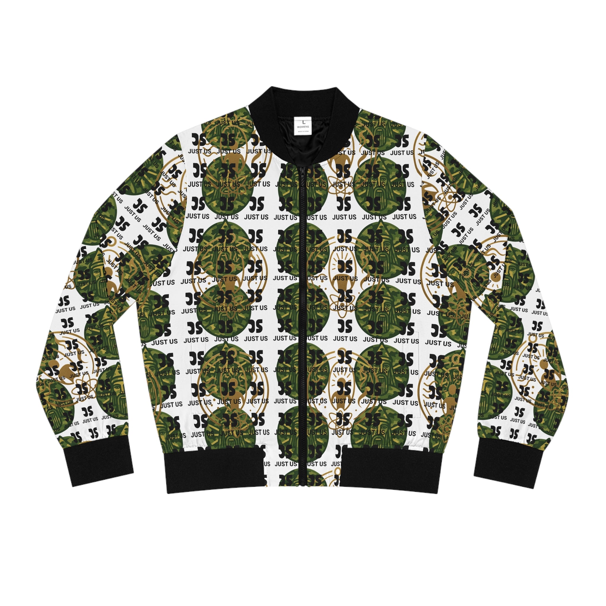 By outfitgeneration.com J/U Women's Bomber Jacket (AOP)