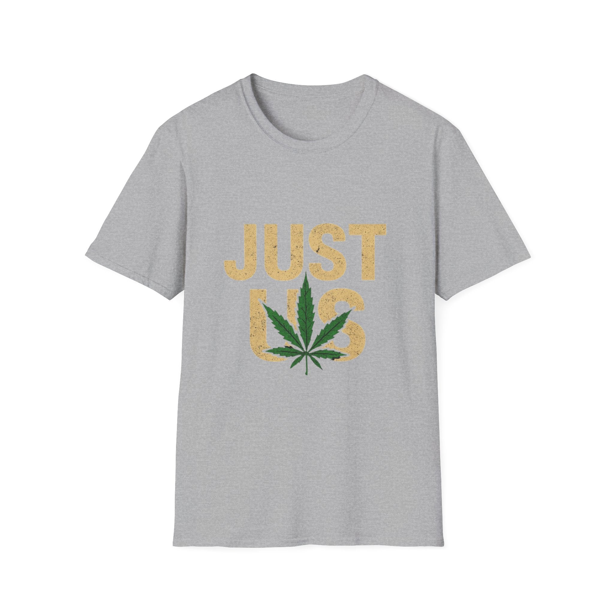 Outfitgeneration.com Just Us Unisex Softstyle T-Shirt - Cannabis Vibes Fashion