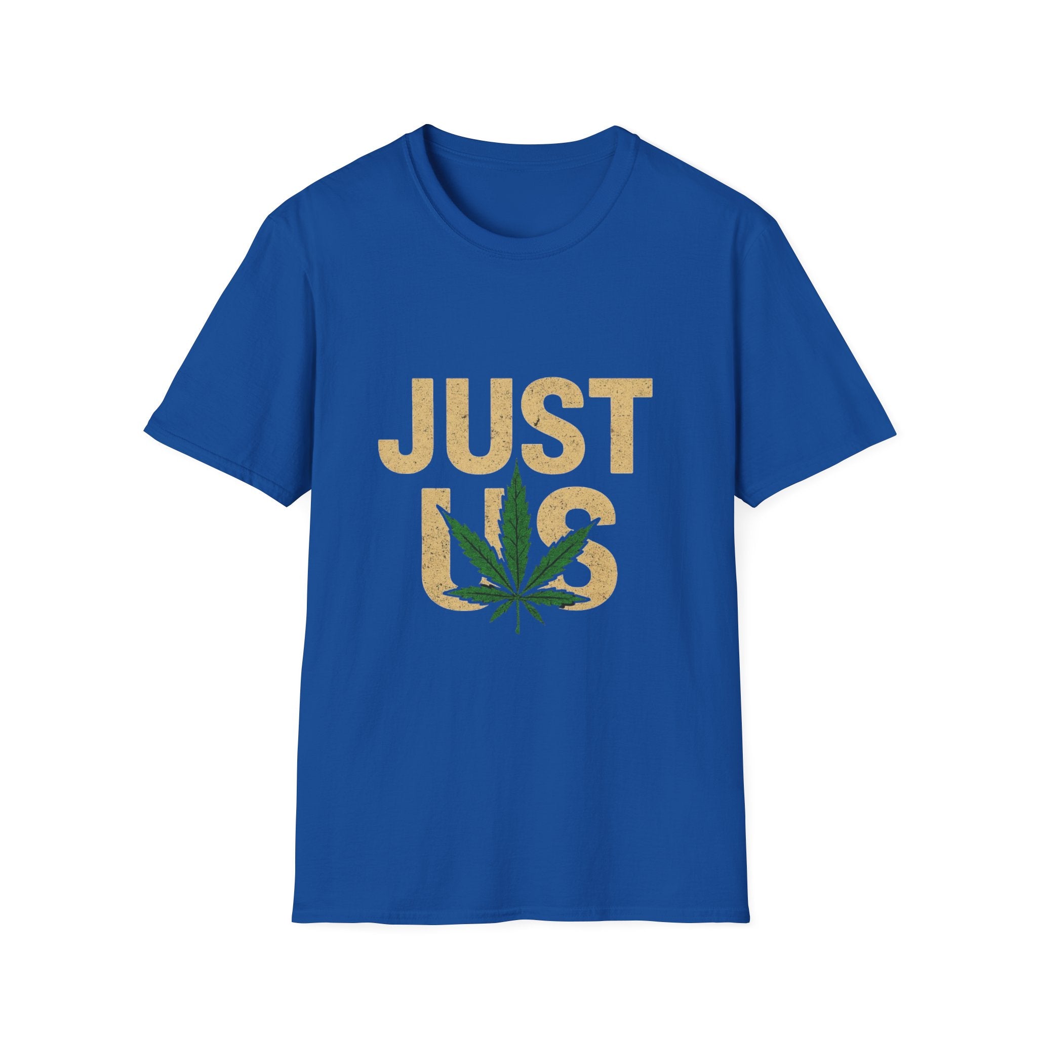 Outfitgeneration.com Just Us Unisex Softstyle T-Shirt - Cannabis Vibes Fashion