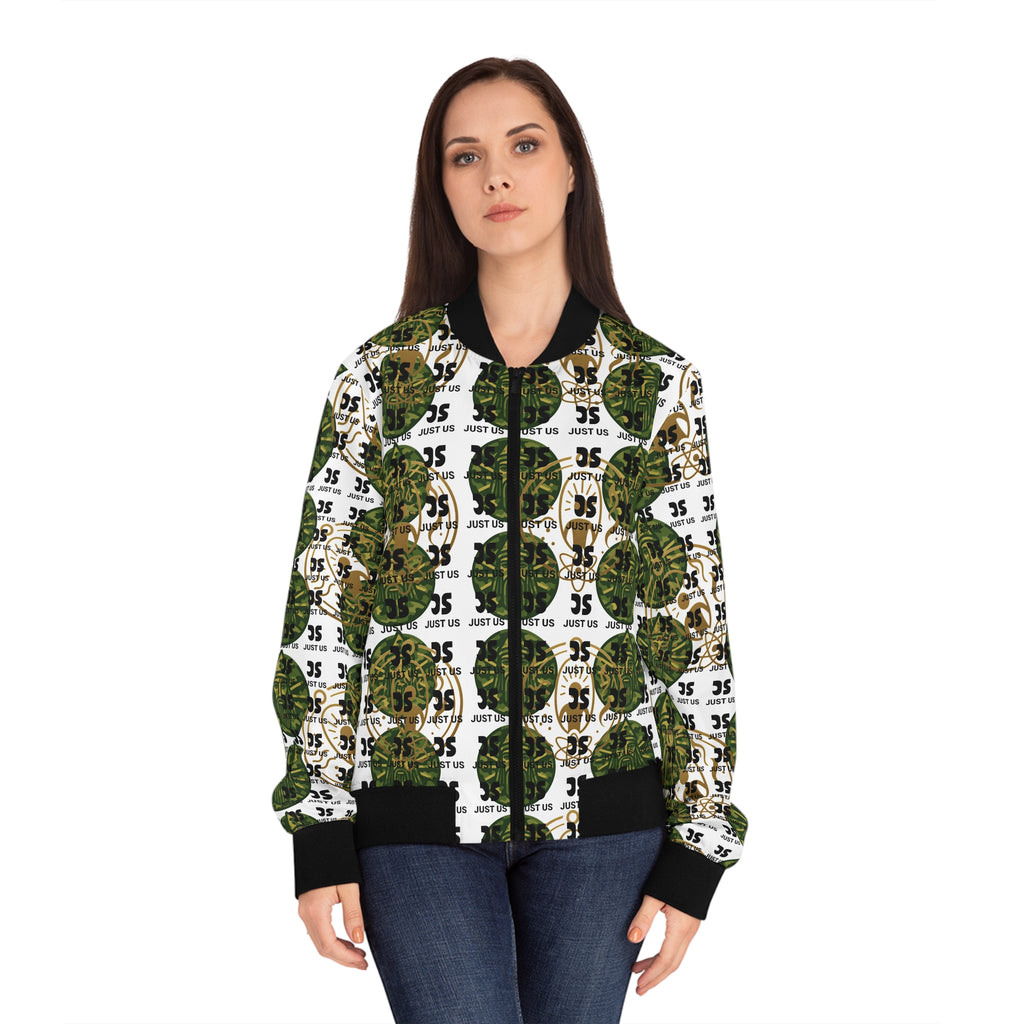 By outfitgeneration.com J/U Women's Bomber Jacket (AOP)