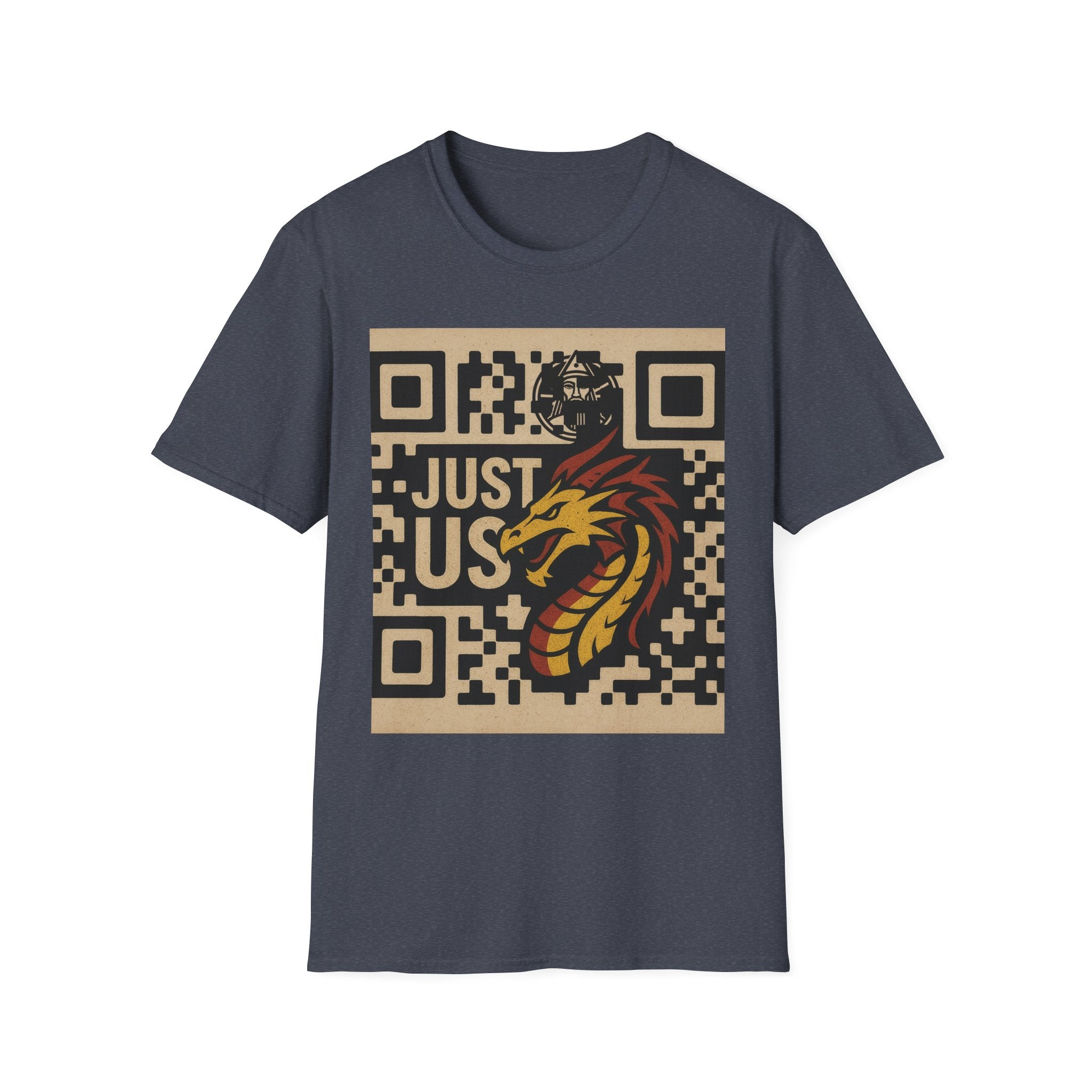 Outfitgeneration.com J/U NEW Dragon QR Code T-Shirt