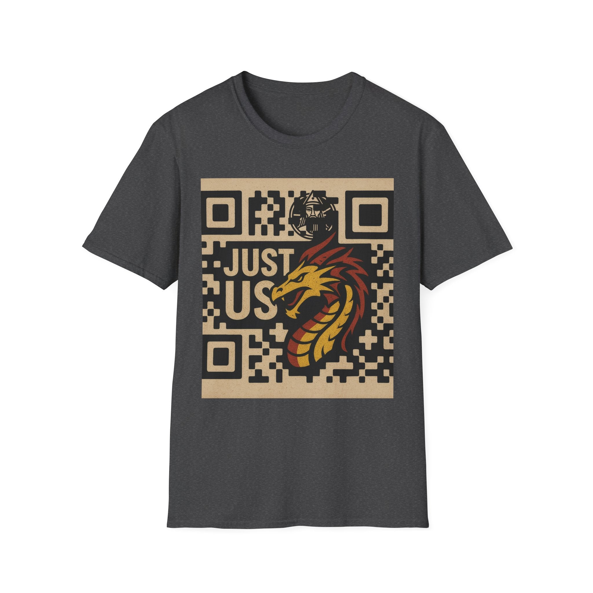 Outfitgeneration.com J/U NEW Dragon QR Code T-Shirt