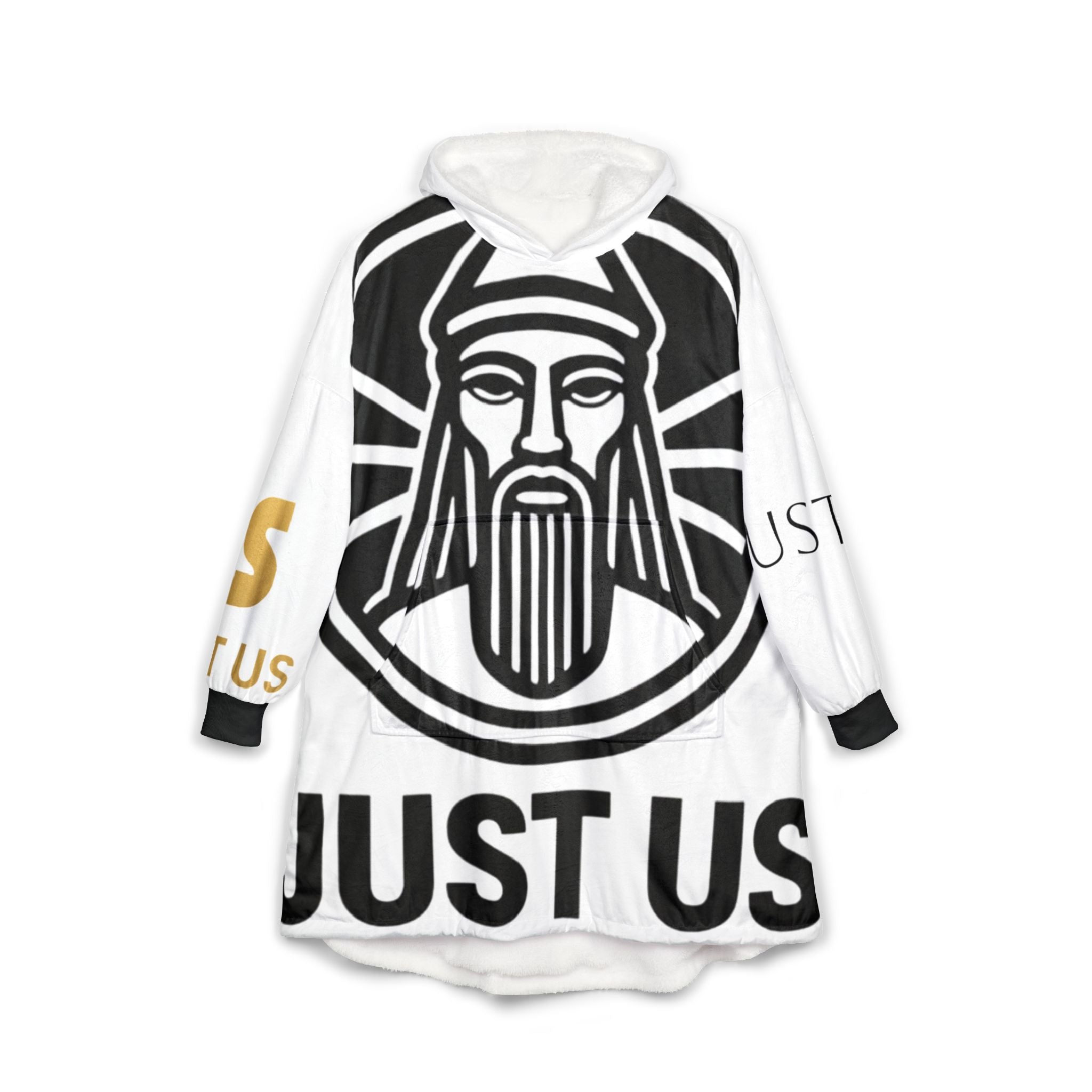 Just Us, Cozy Unisex Hooded Blanket with Bold Graphic Design | Perfect for Lounging, Gifting, or Chilly Nights, Relaxation, Home Decor, Just Us [...]