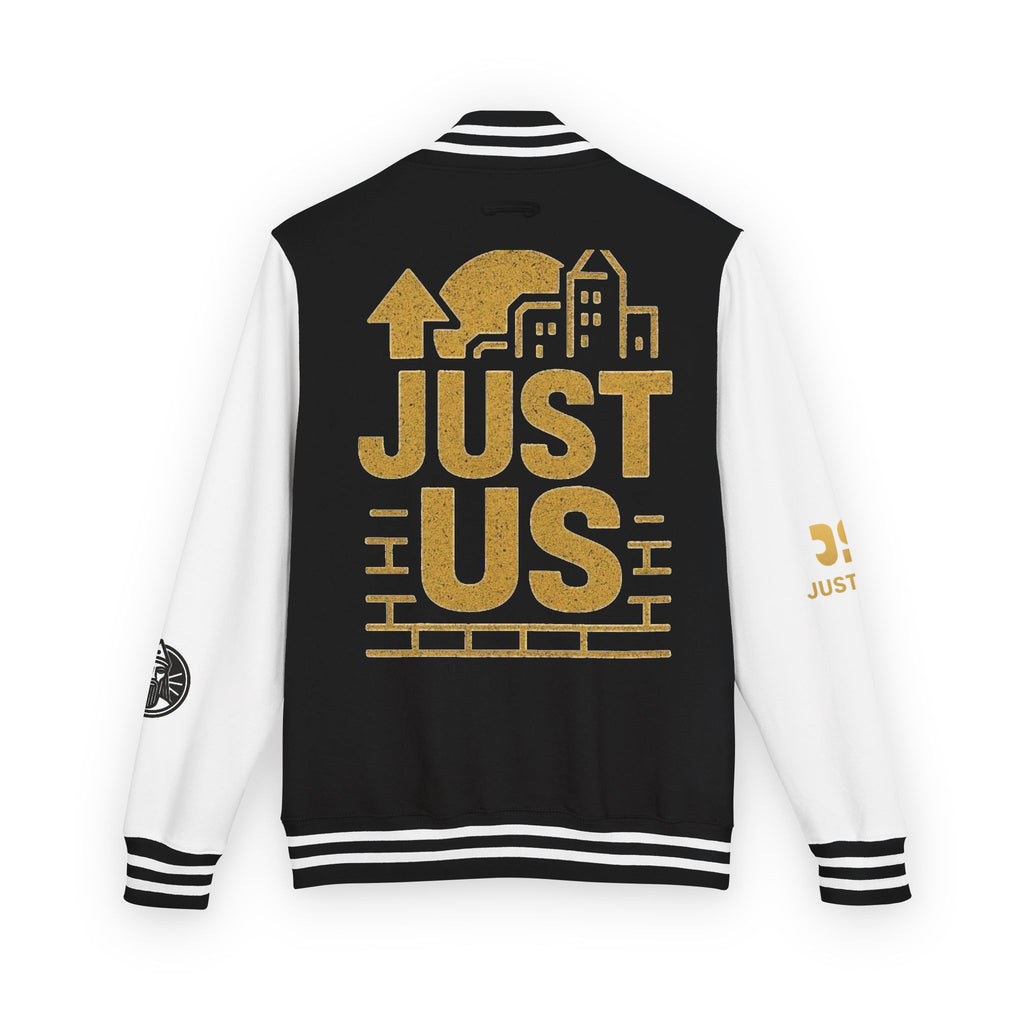 Just us, Unisex Heavyweight Letterman Jacket with Graphic Design - Stylish Streetwear, Casual Wear, Gift for Friends, College Hoodie, Trendy [...]