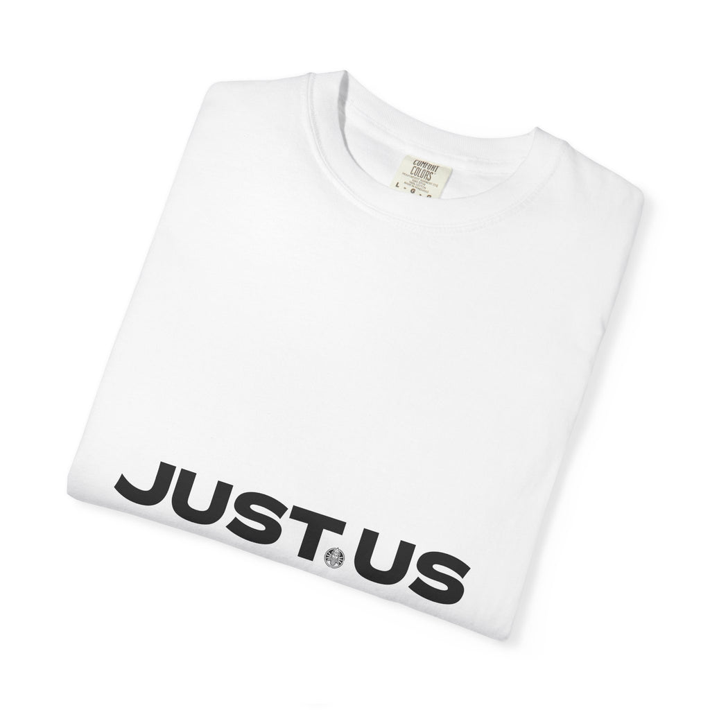 Just Us, Stylish Unisex Garment-Dyed T-Shirt with ‘JUST.US’ Design for Everyday Wear, Casual Outings, Friendship Celebrations, Unique Gift [...]