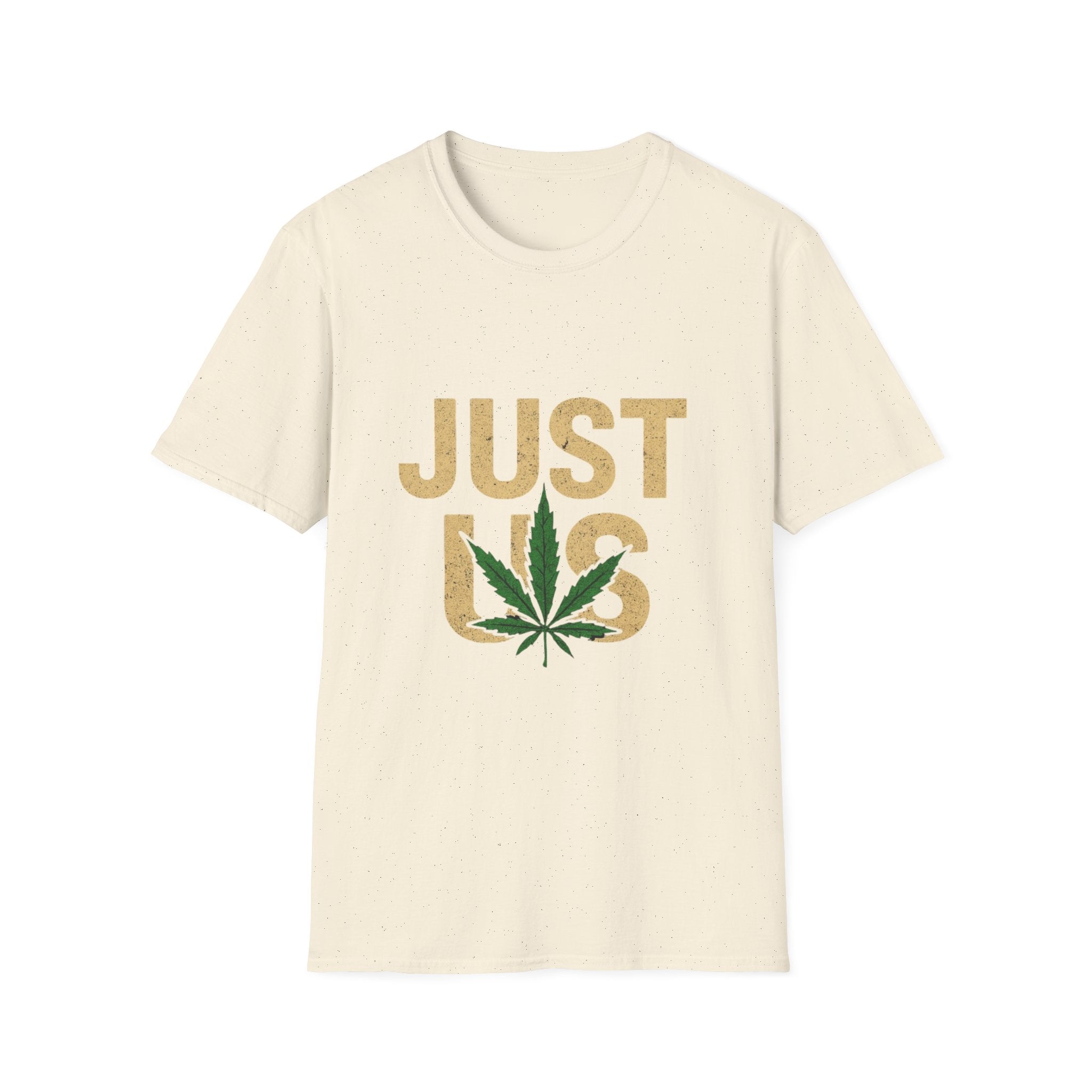 Outfitgeneration.com Just Us Unisex Softstyle T-Shirt - Cannabis Vibes Fashion