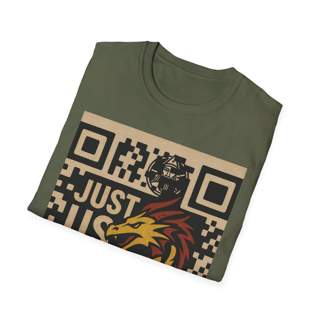 Outfitgeneration.com J/U NEW Dragon QR Code T-Shirt