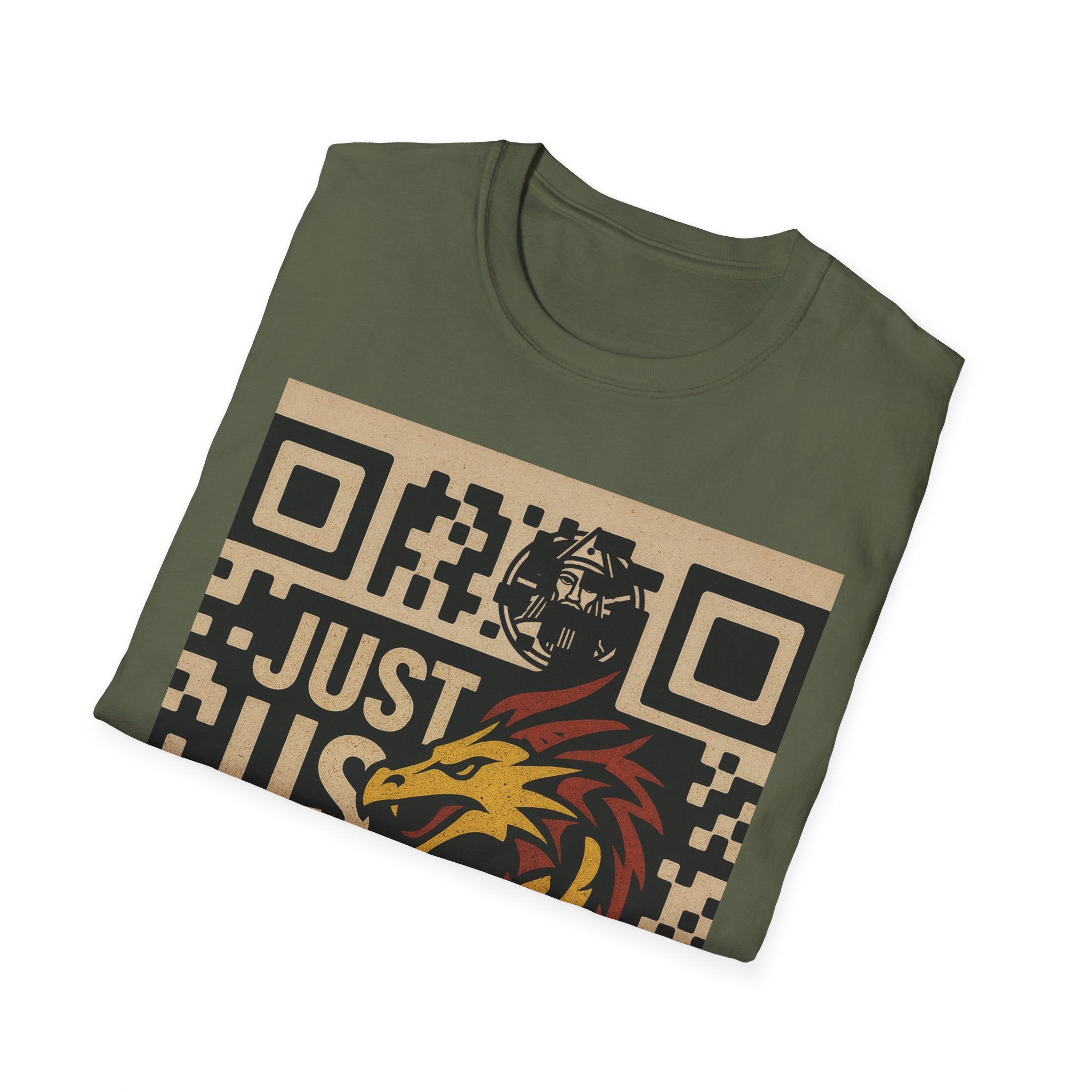 Outfitgeneration.com J/U NEW Dragon QR Code T-Shirt