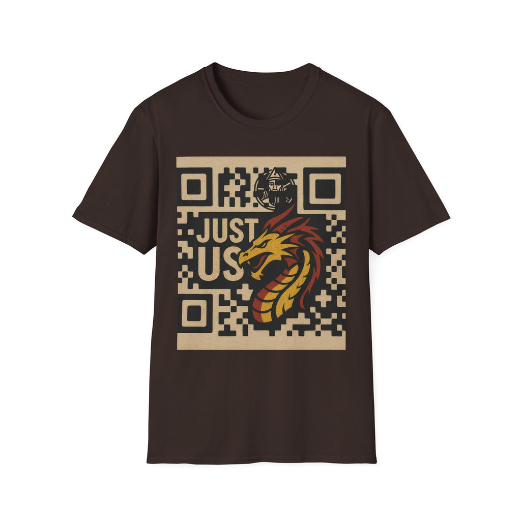 Outfitgeneration.com J/U NEW Dragon QR Code T-Shirt
