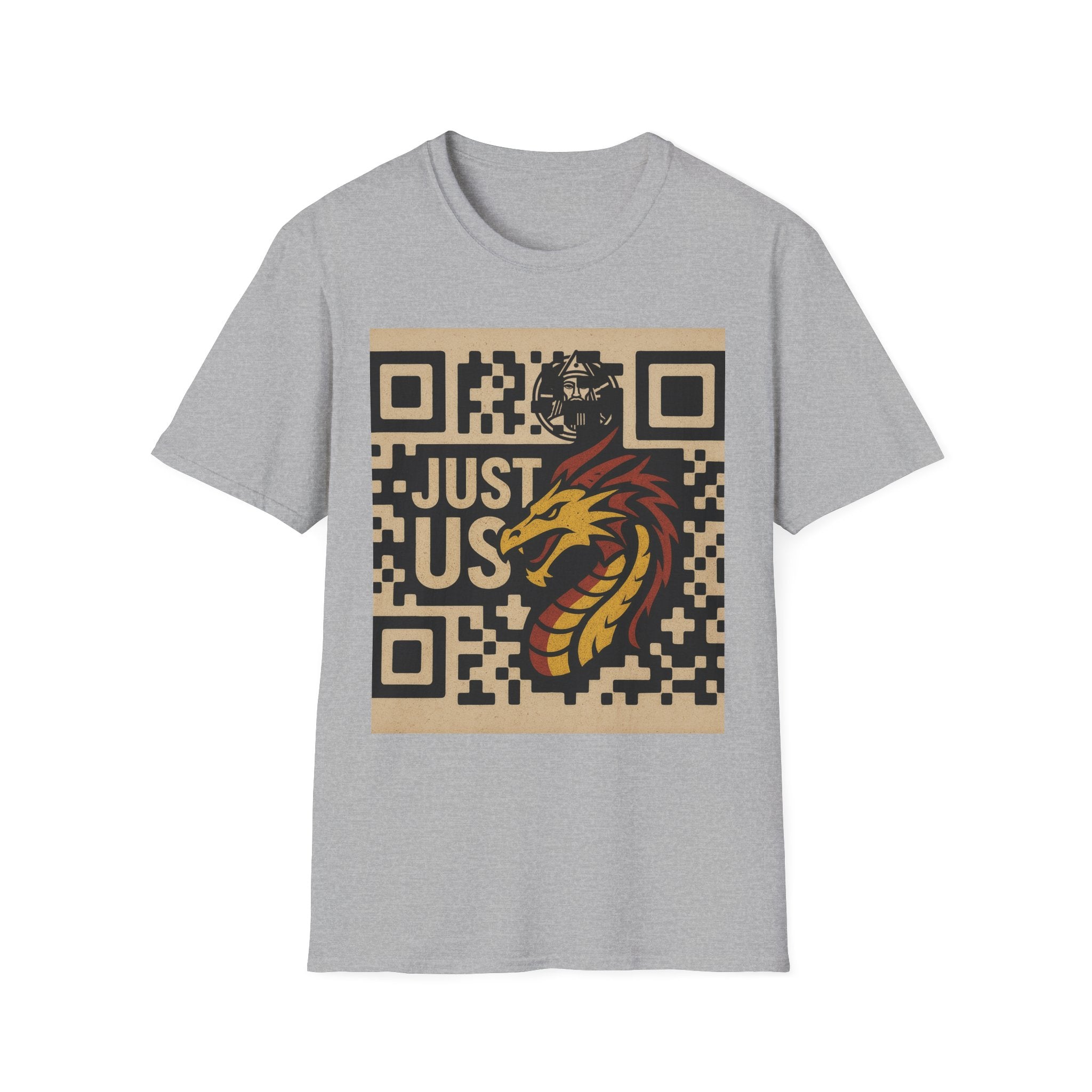 Outfitgeneration.com J/U NEW Dragon QR Code T-Shirt