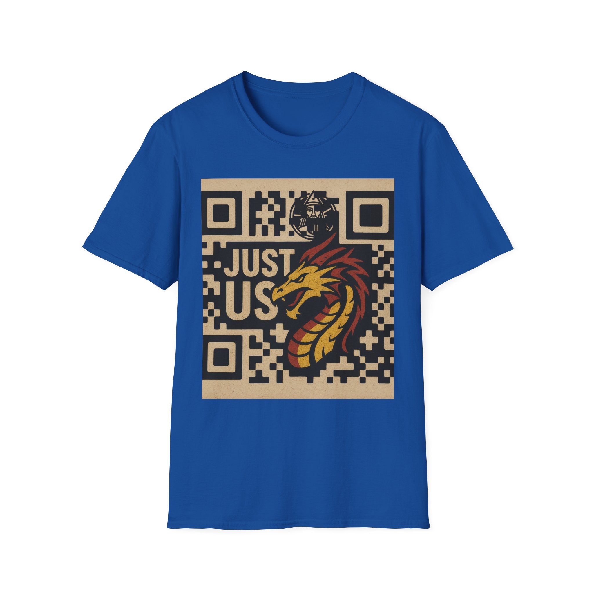 Outfitgeneration.com J/U NEW Dragon QR Code T-Shirt