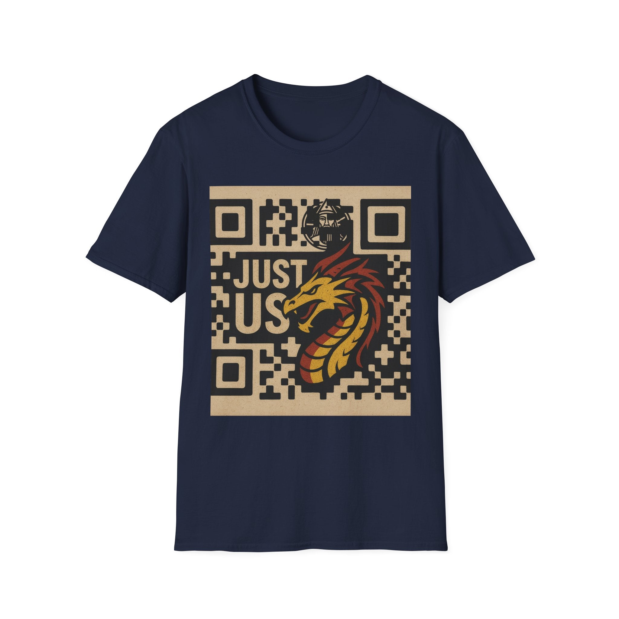Outfitgeneration.com J/U NEW Dragon QR Code T-Shirt