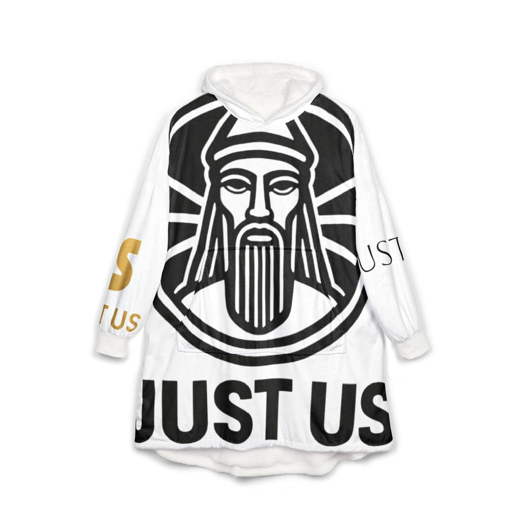 Just Us, Cozy Unisex Hooded Blanket with Bold Graphic Design | Perfect for Lounging, Gifting, or Chilly Nights, Relaxation, Home Decor, Just Us [...]