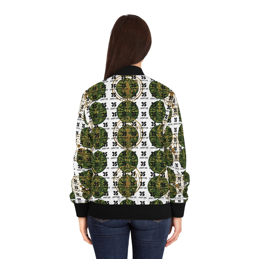 By outfitgeneration.com J/U Women's Bomber Jacket (AOP)