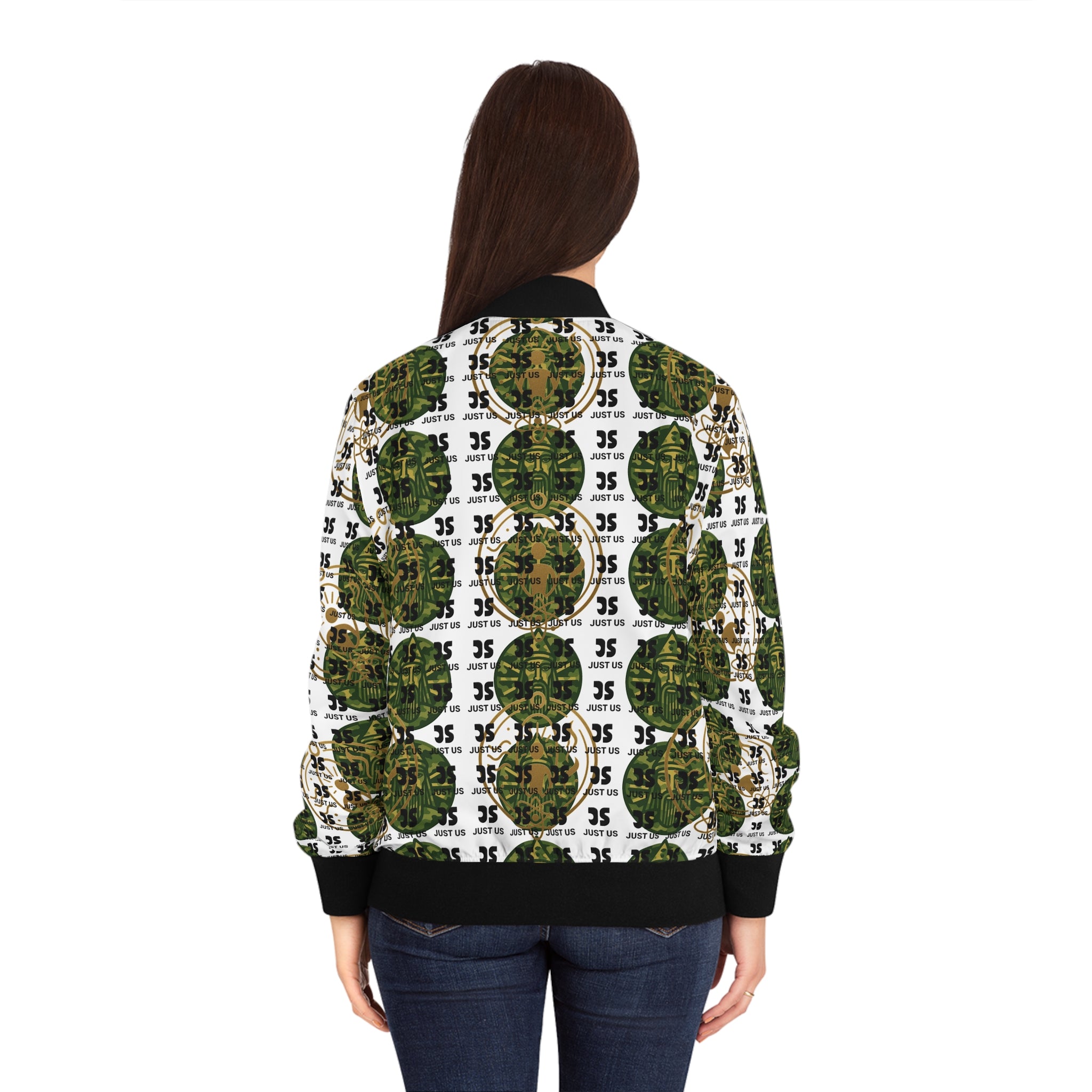 By outfitgeneration.com J/U Women's Bomber Jacket (AOP)