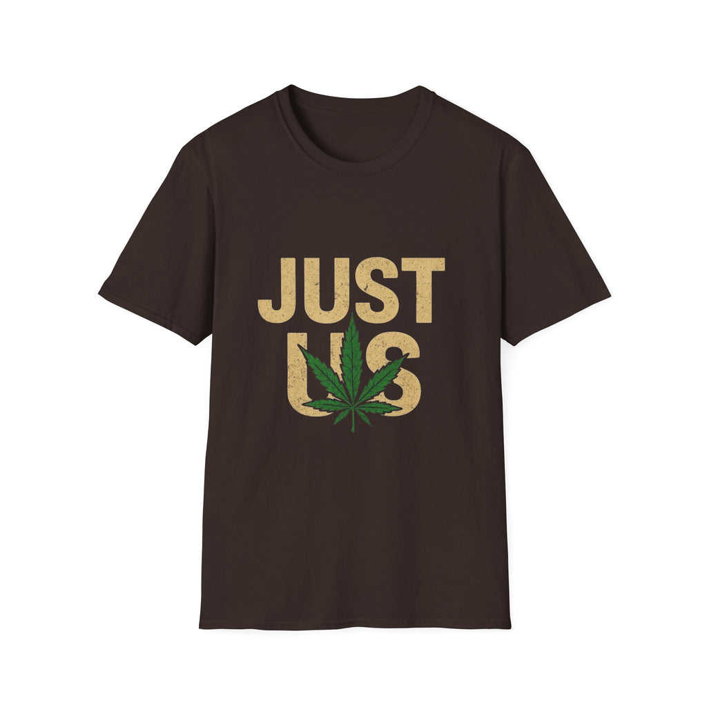 Outfitgeneration.com Just Us Unisex Softstyle T-Shirt - Cannabis Vibes Fashion