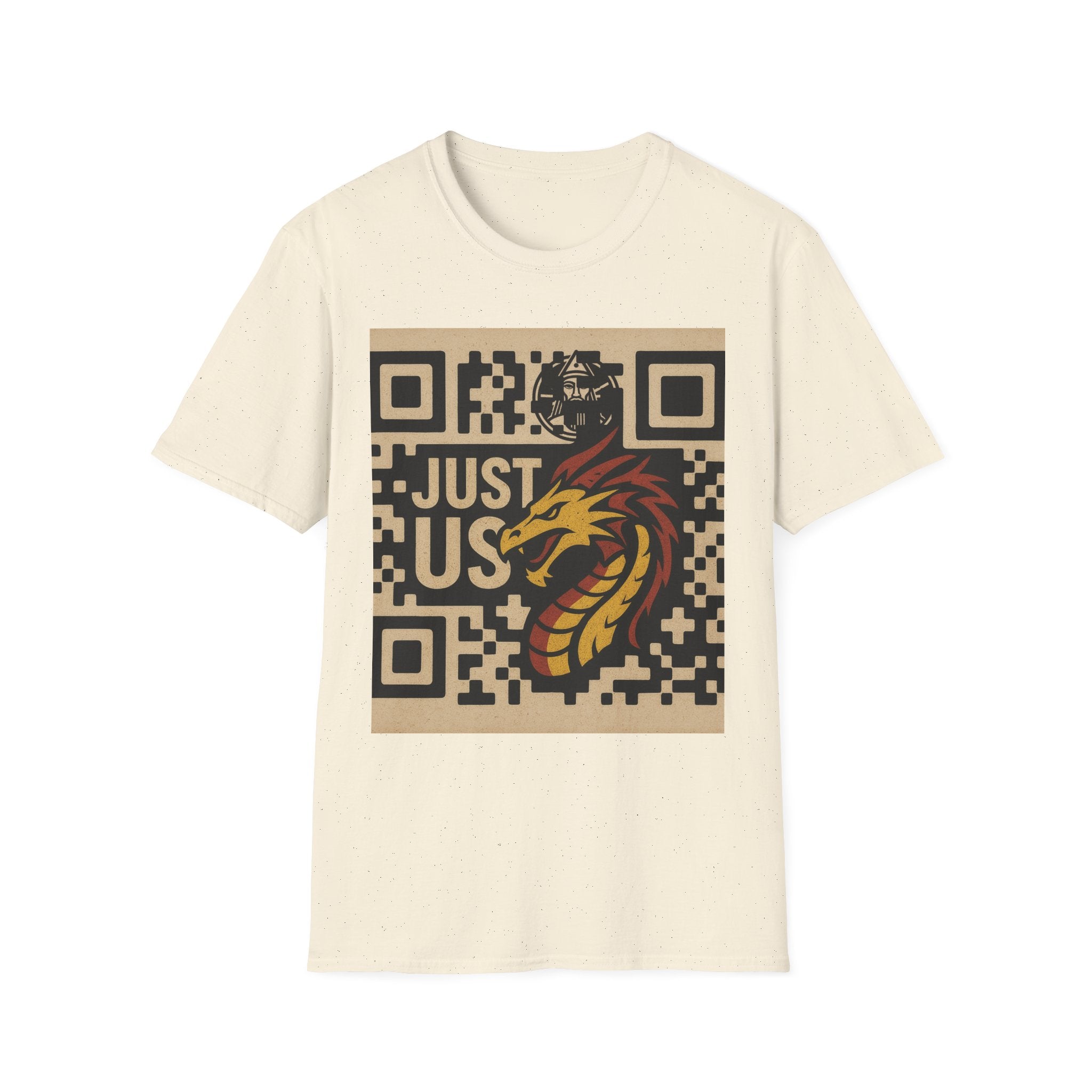 Outfitgeneration.com J/U NEW Dragon QR Code T-Shirt